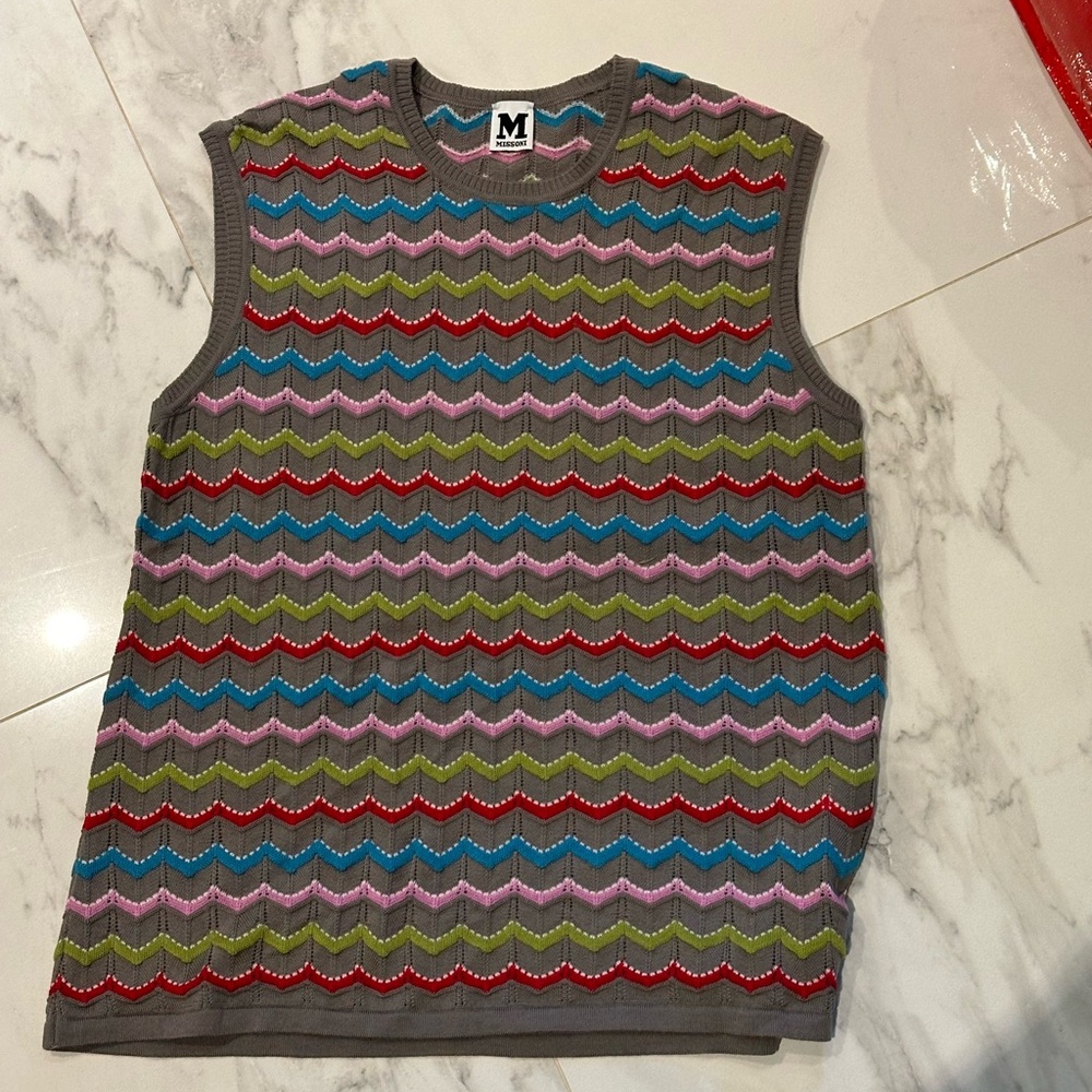 missoni vest never worn size L